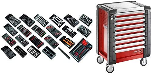 Servante FACOM complète 9 tiroirs et 230 outils, la servante CM.230 